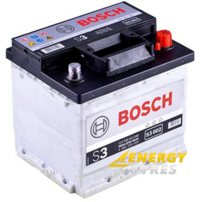 BOSCH S3 002 45Ah 400A 12V R (175x190x207)