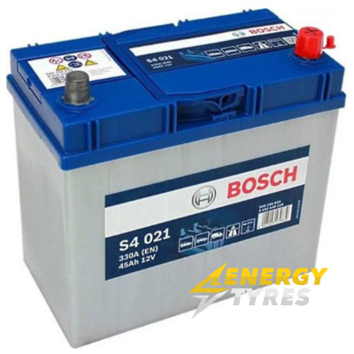 BOSCH S4 021 45Ah 330A 12V R азия (129x227x238)